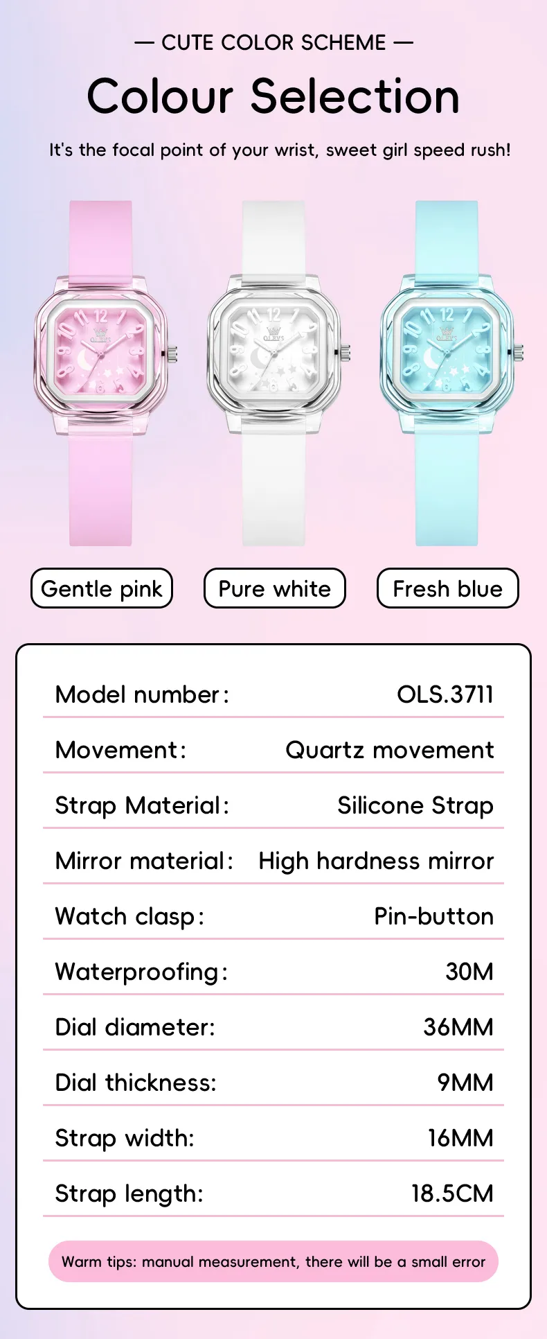 Olevs Women's Watch 3711