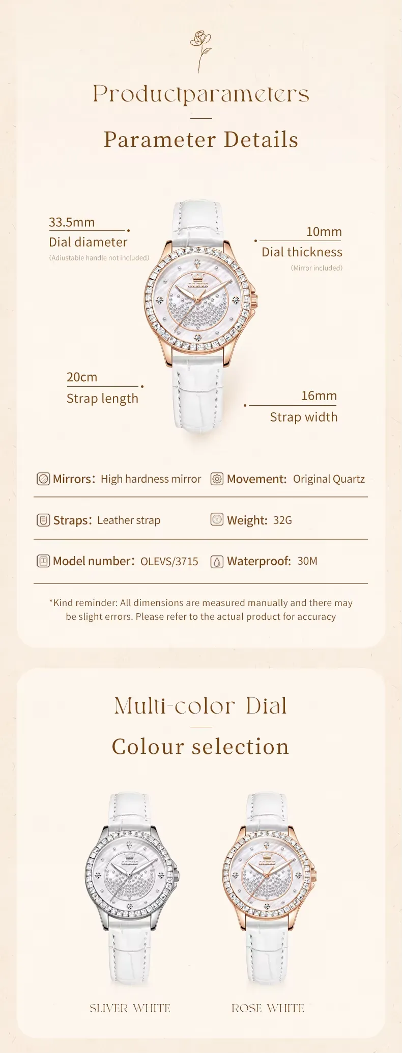 OLEVS Women's Watch 3715