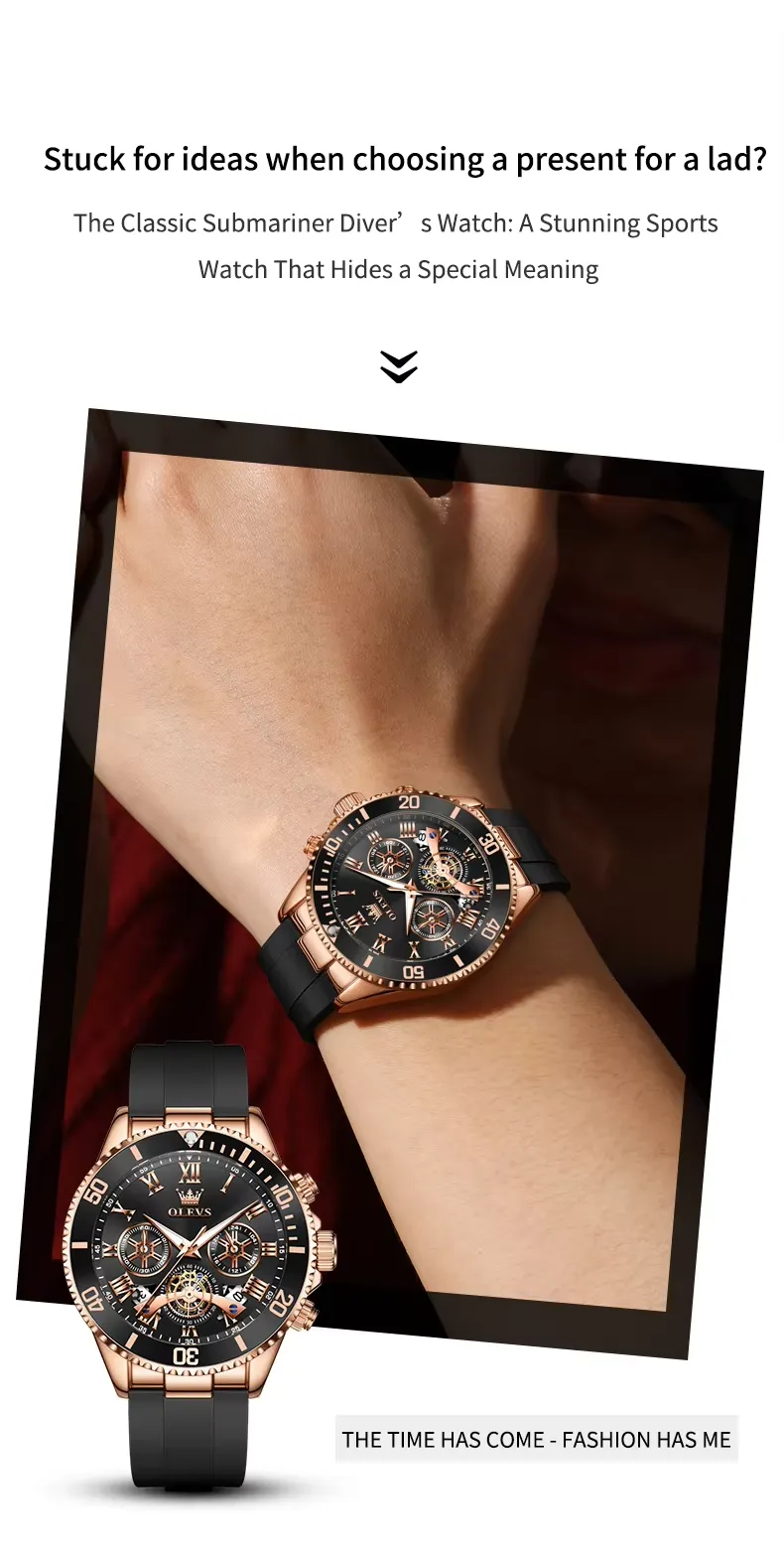 Olevs Men's Watch 3730