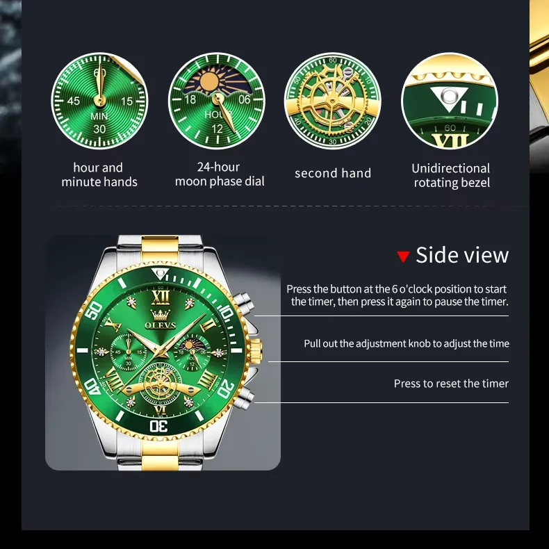 Olevs Men's Watch 3732
