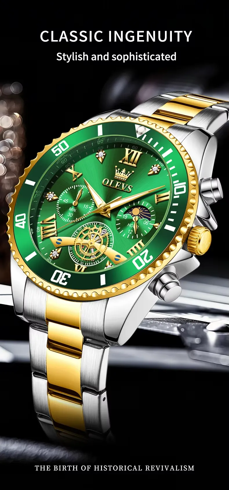 Olevs Men's Watch 3732