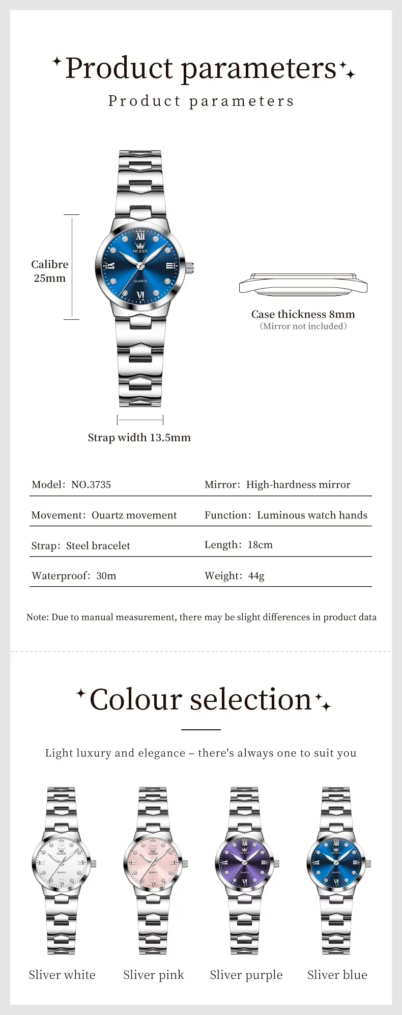 Olevs Women's Watch 3735