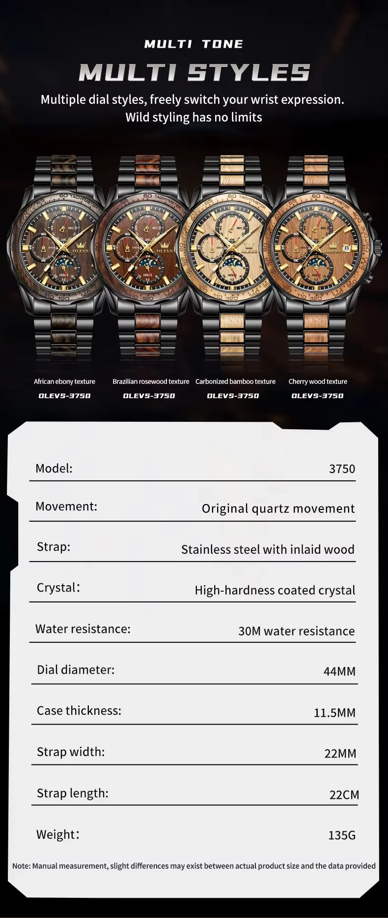 OLEVS Men's Watch 3750