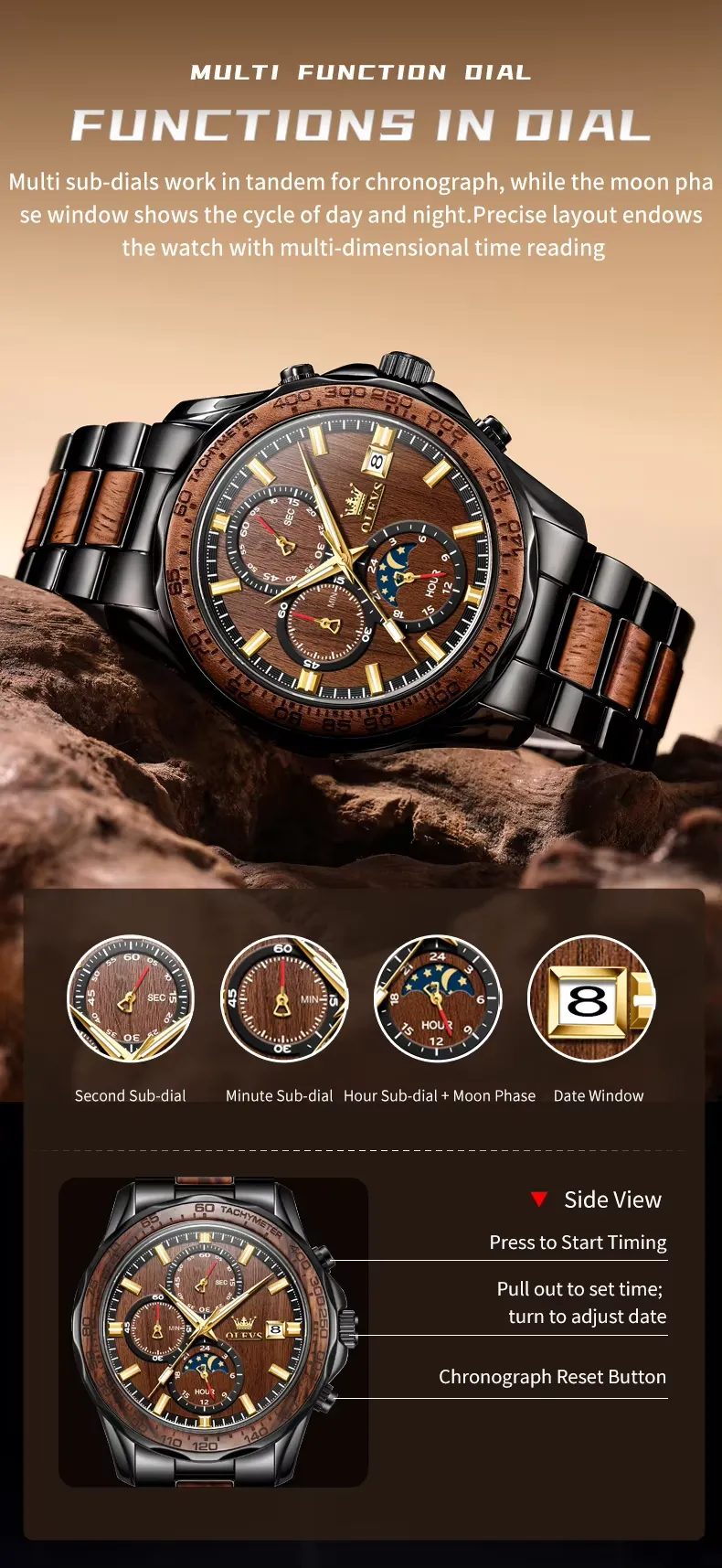 OLEVS Men's Watch 3750