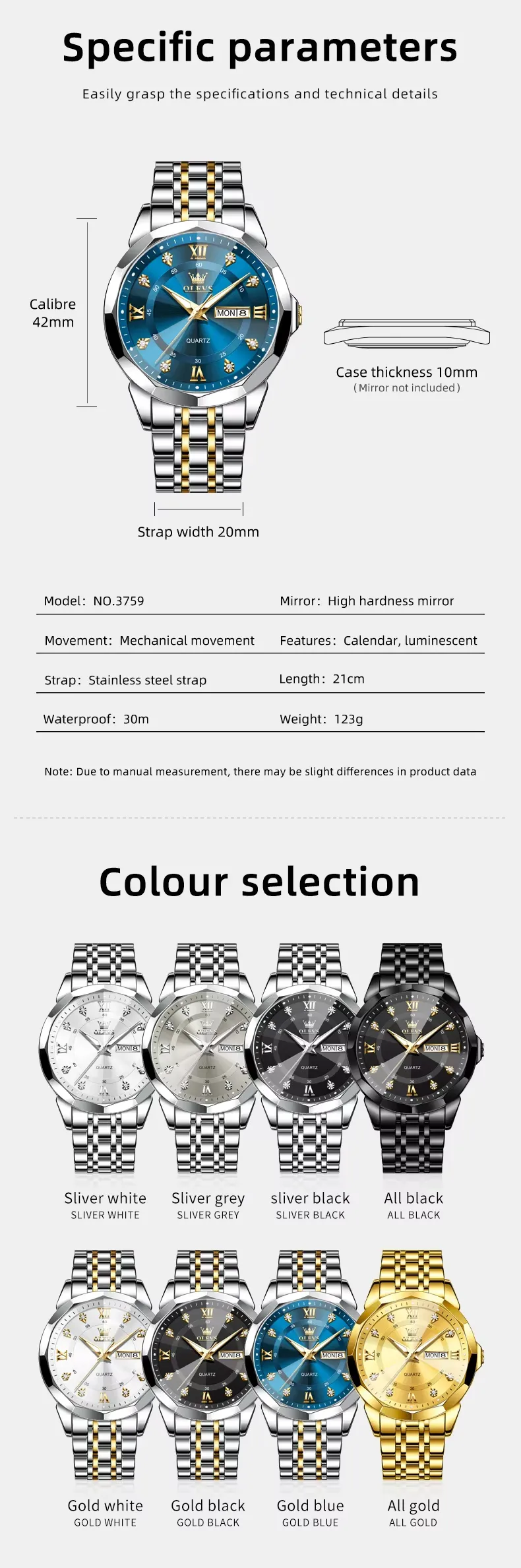 OLEVS Men's Watch 3759