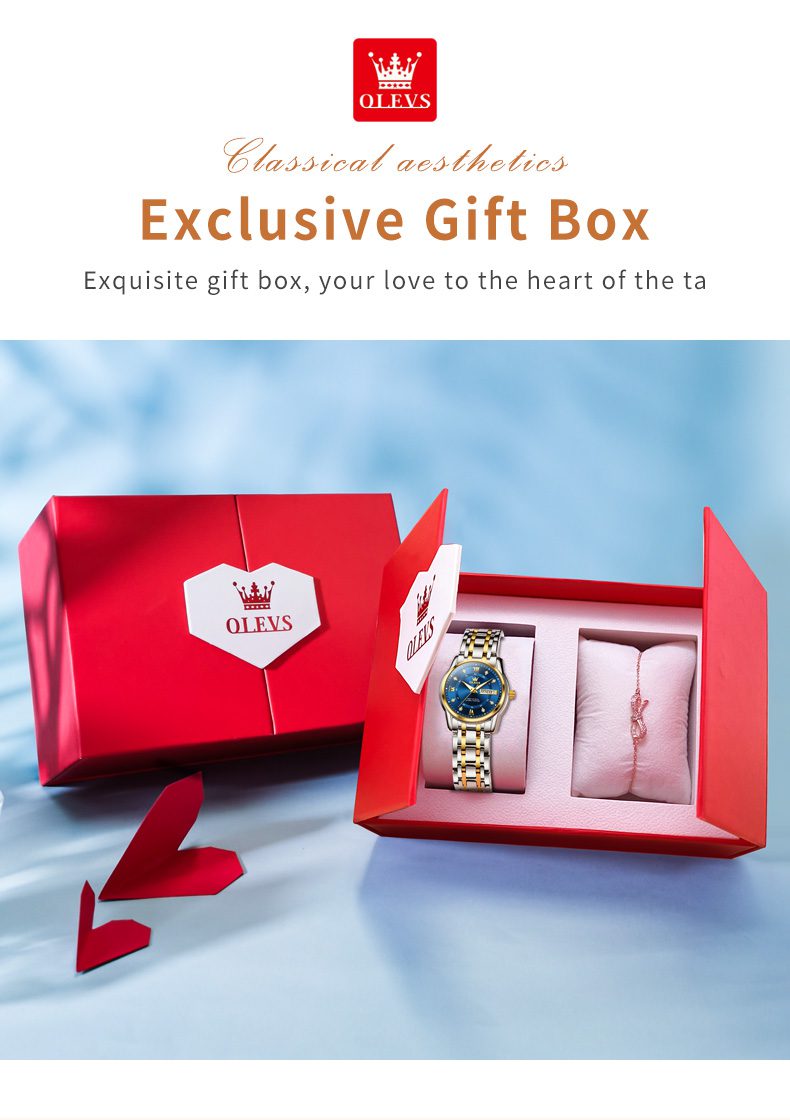 Olevs Couple Watch 5513