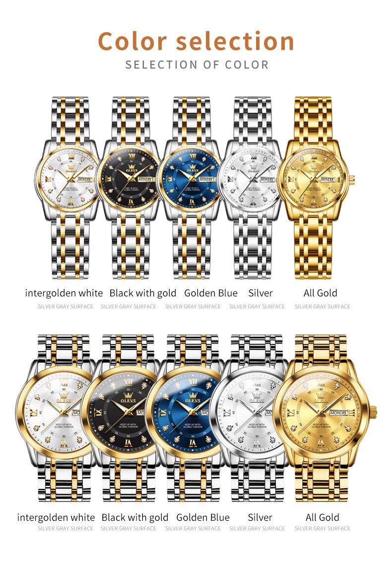 Olevs Couple Watch 5513