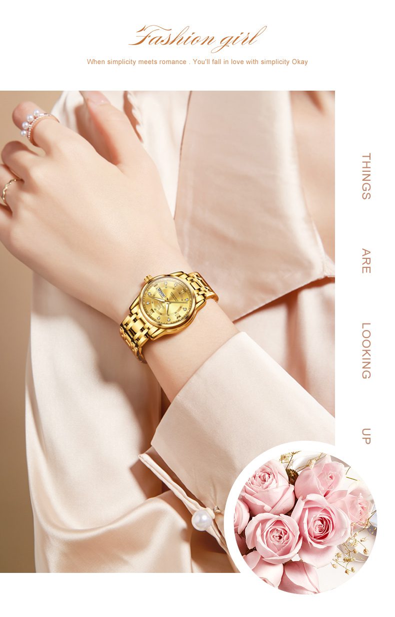 Olevs Couple Watch 5513