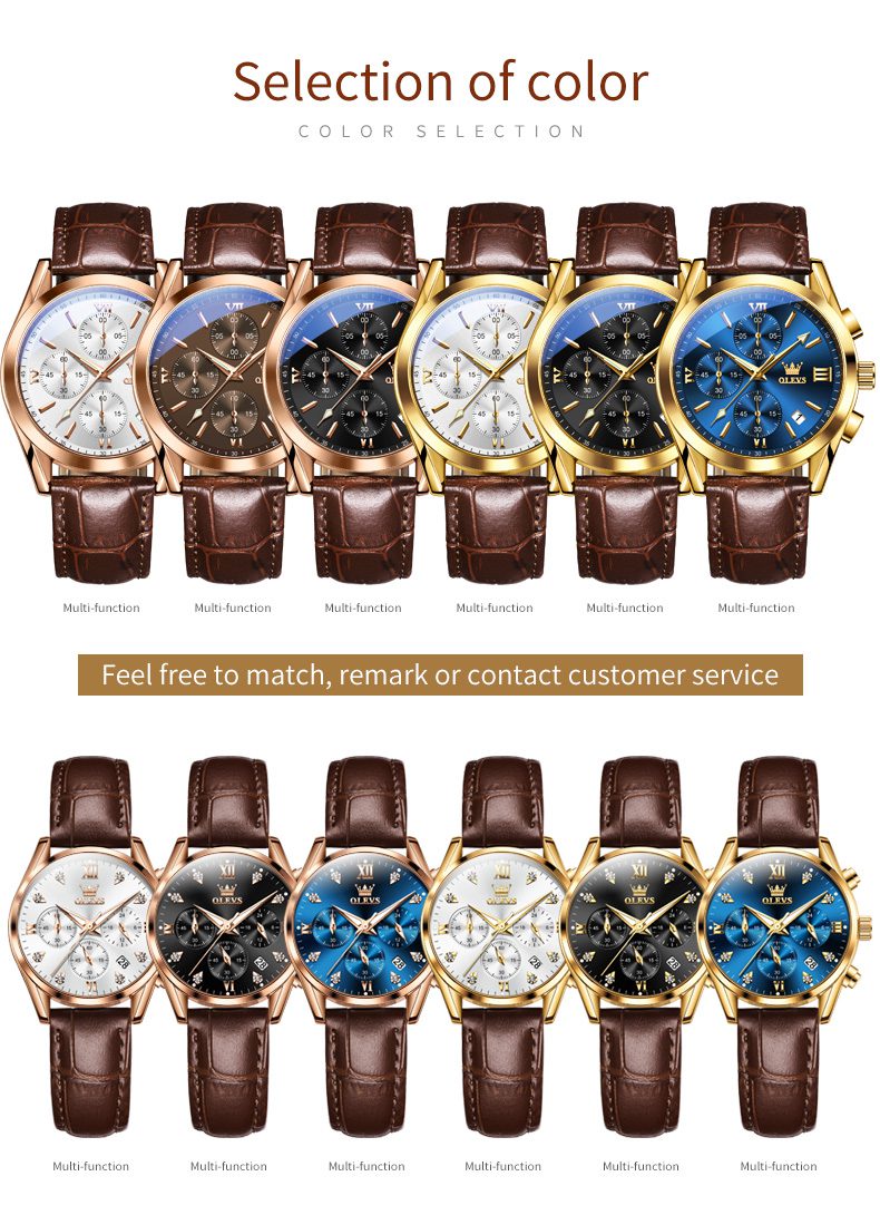 Olevs Couple Watch 5523