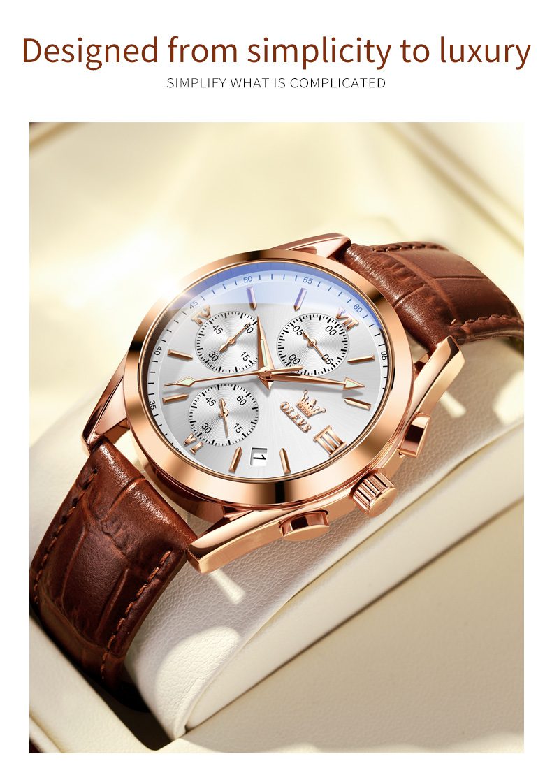 Olevs Couple Watch 5523