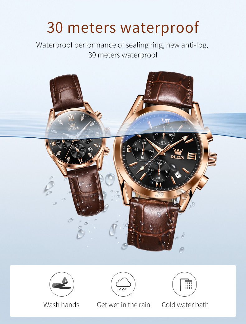 Olevs Couple Watch 5523