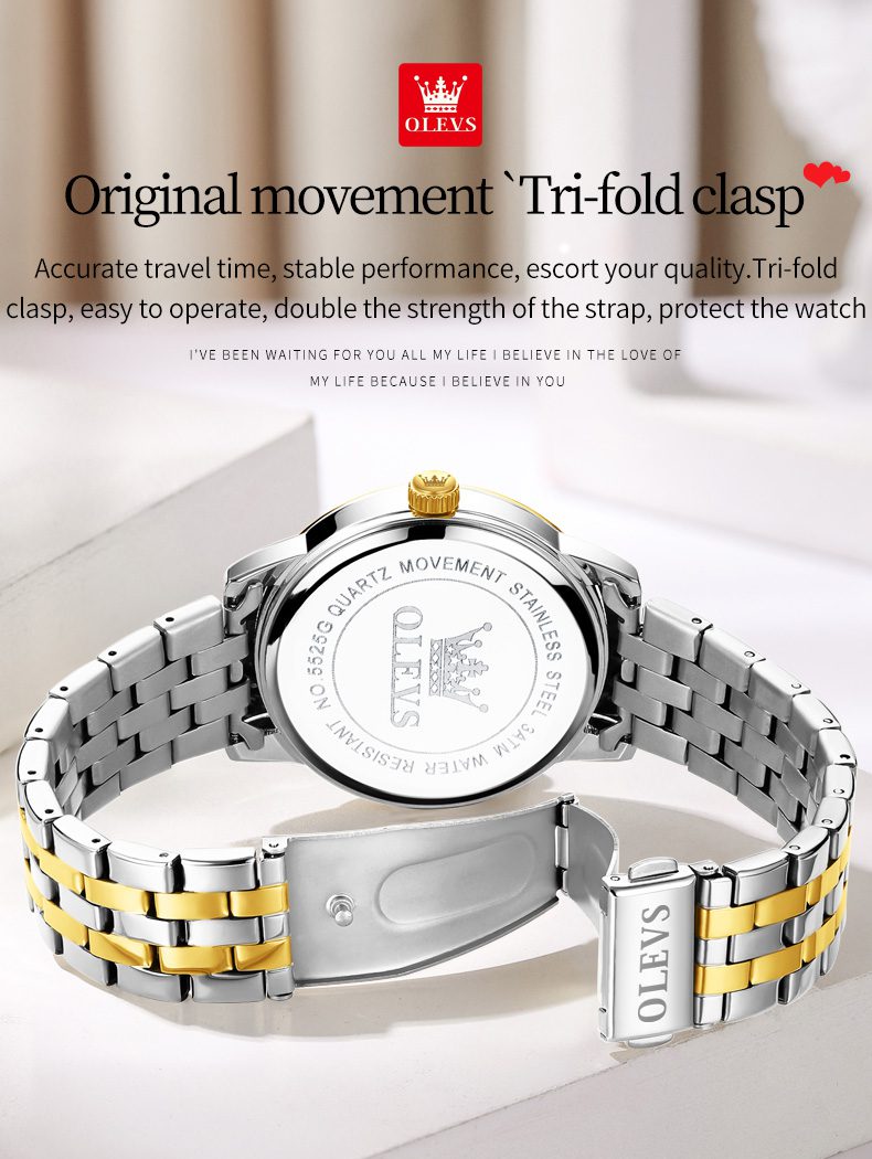 Olevs Couple Watch 5525