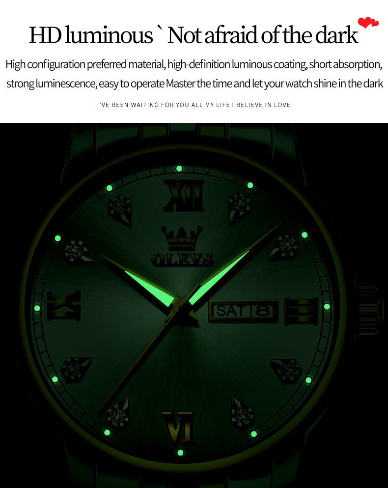 Olevs Couple Watch 5525