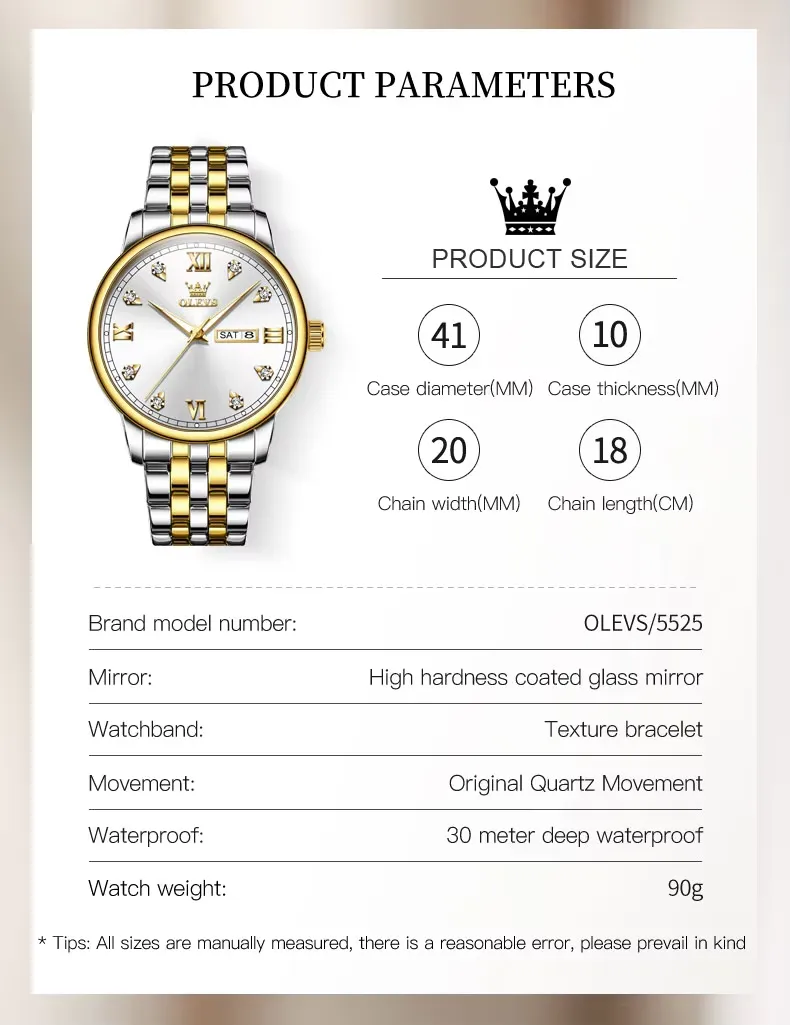 OLEVS Men's Watch 5525