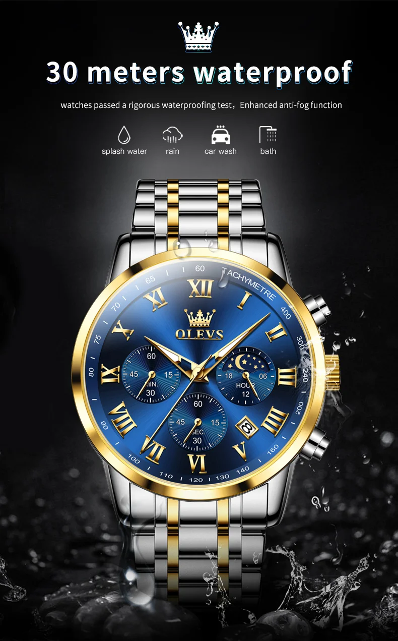 Olevs Men's Watch 5529S