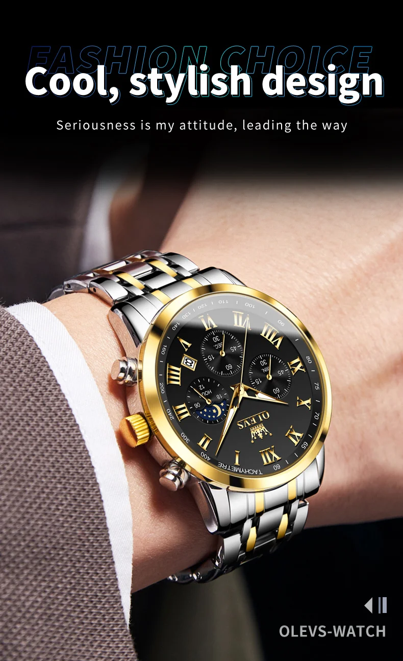 Olevs Men's Watch 5529S