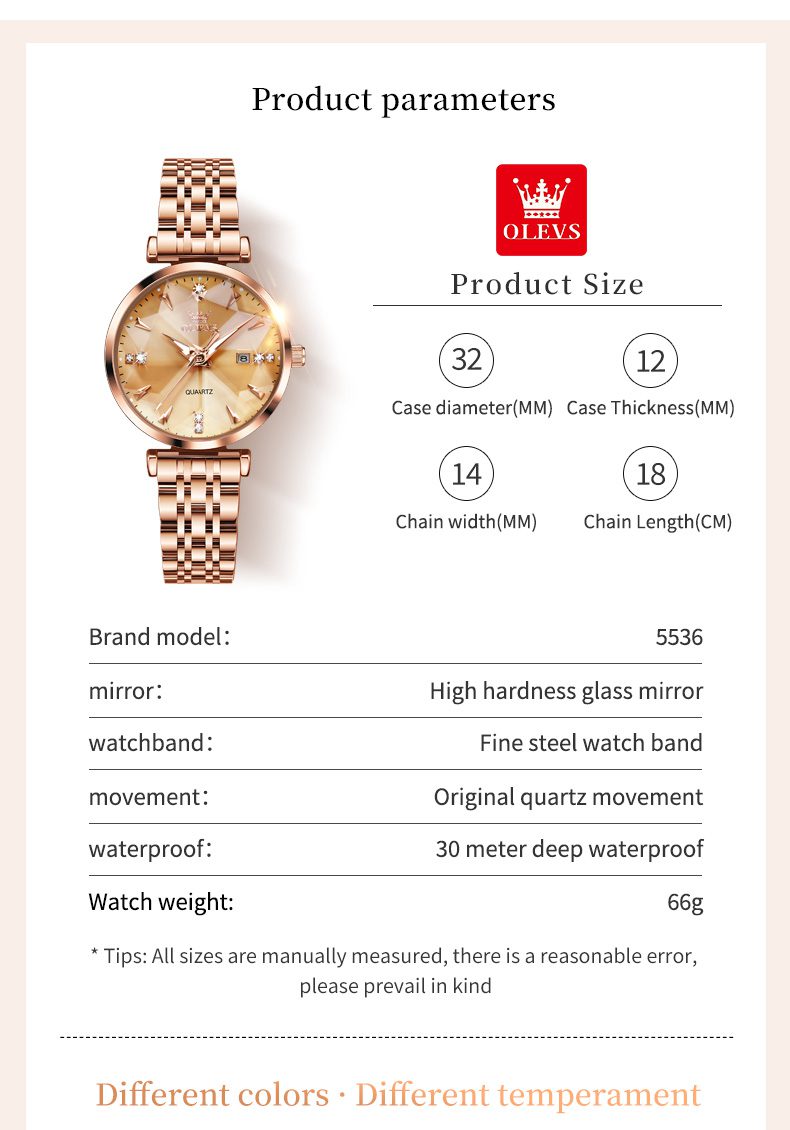 Olevs Women's Watch 5536