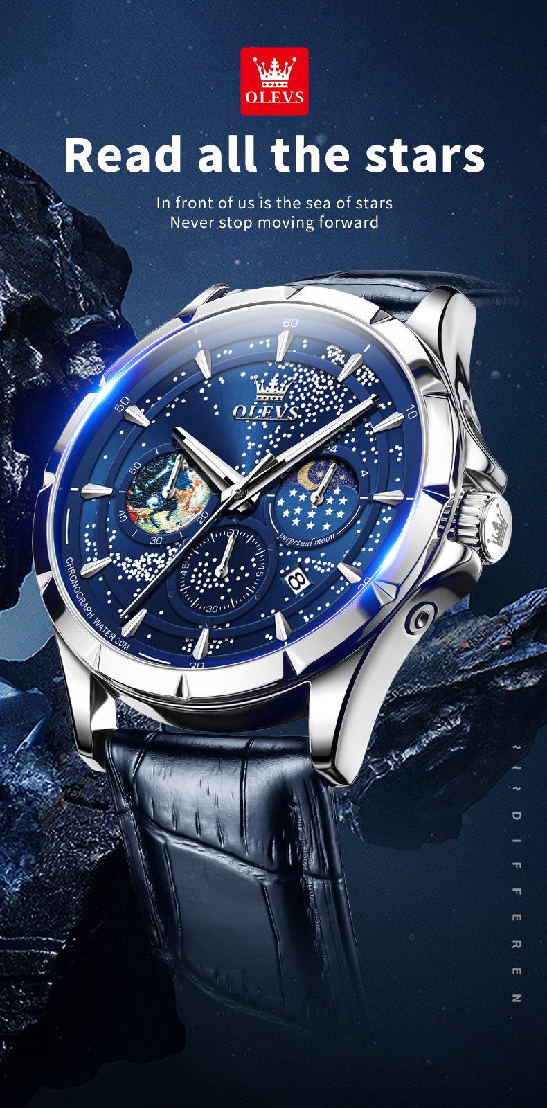 Olevs Men's Watch 5538