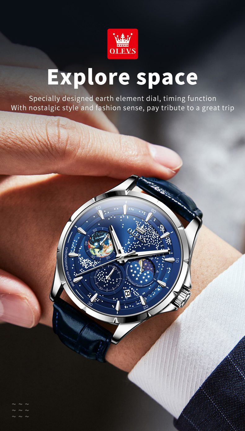 Olevs Men's Watch 5538