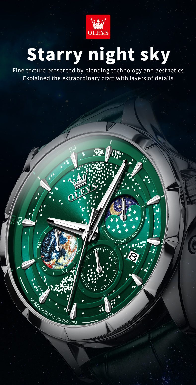 Olevs Men's Watch 5538S