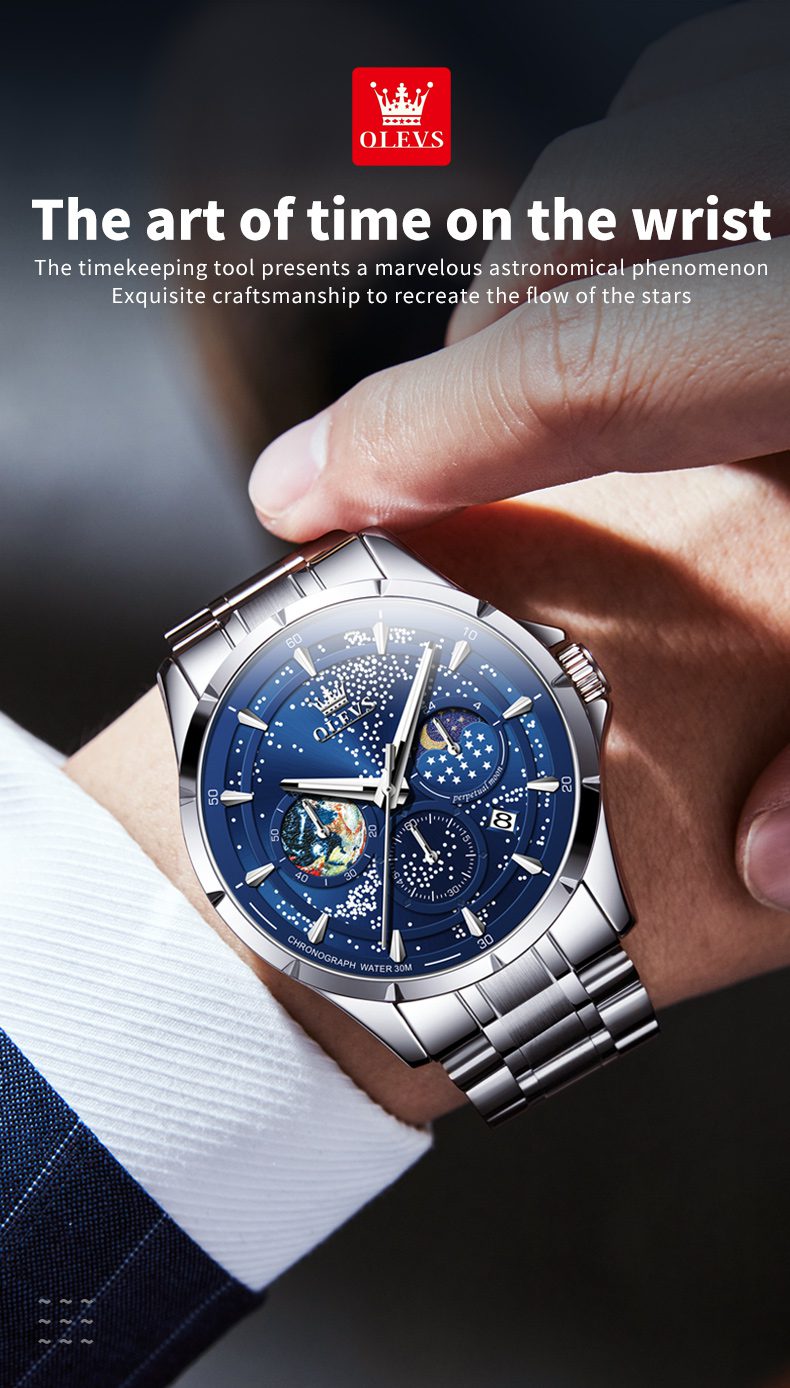 Olevs Men's Watch 5538S