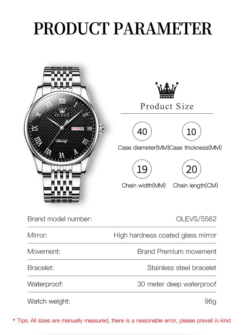 Olevs Men's Watch 5562