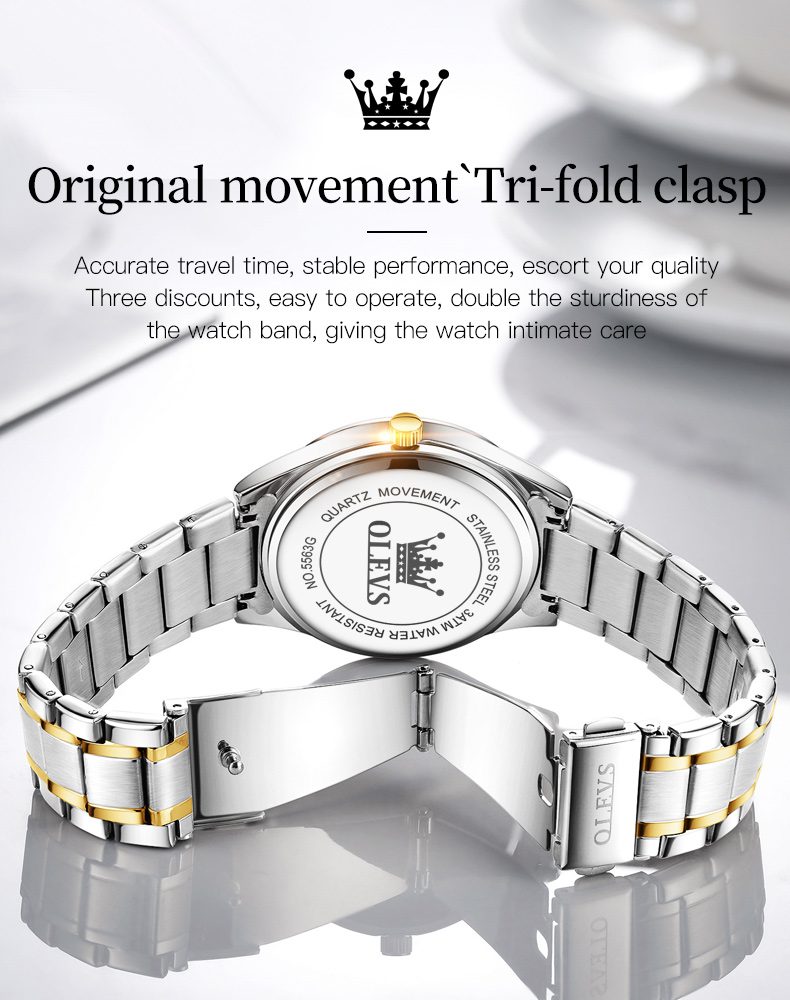 Olevs Couple Watch 5563