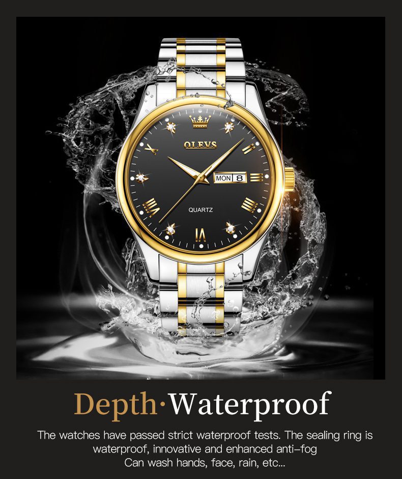 Olevs Couple Watch 5563