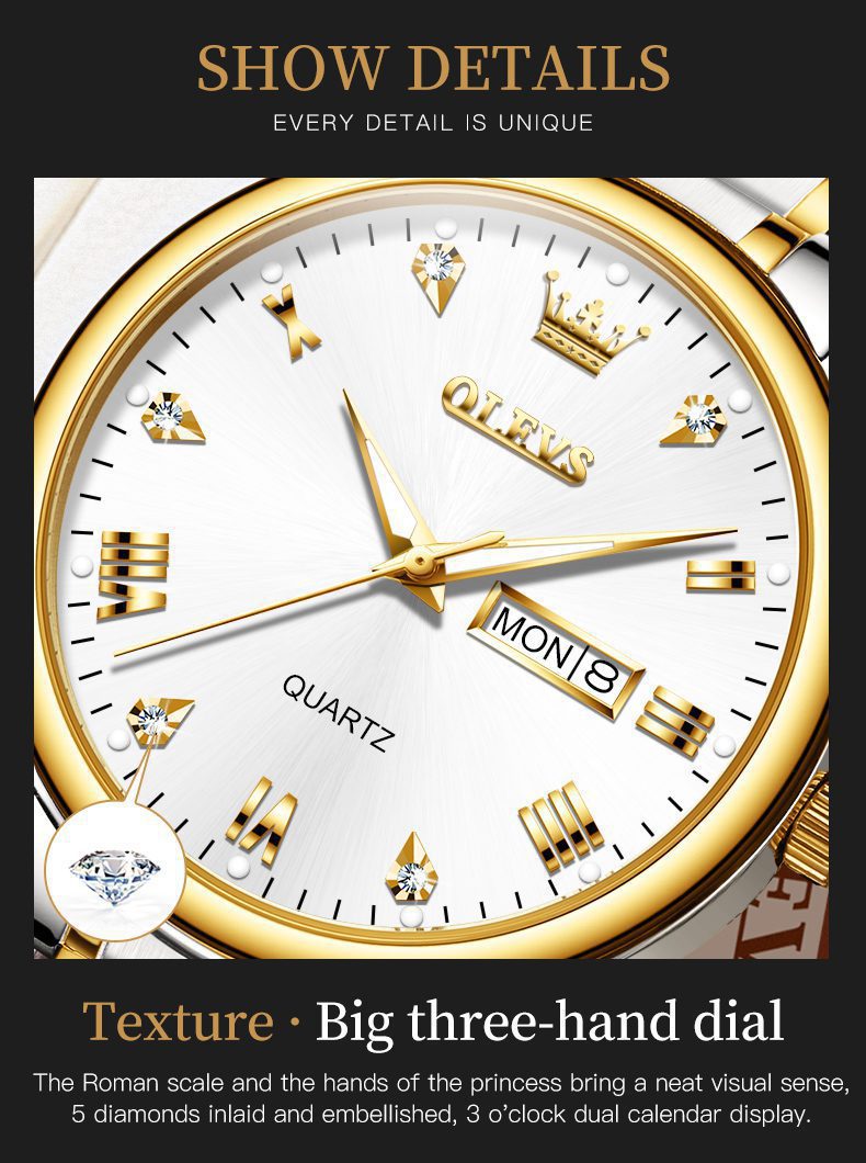 Olevs Men's Watch 5563