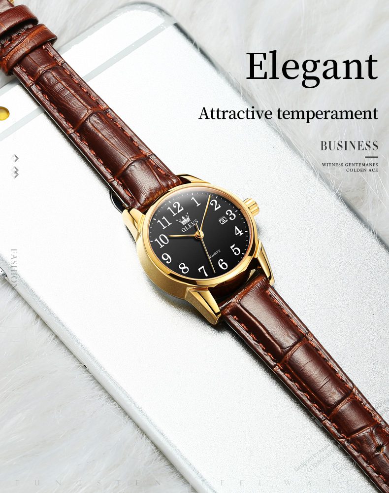 Olevs Couple Watch 5566