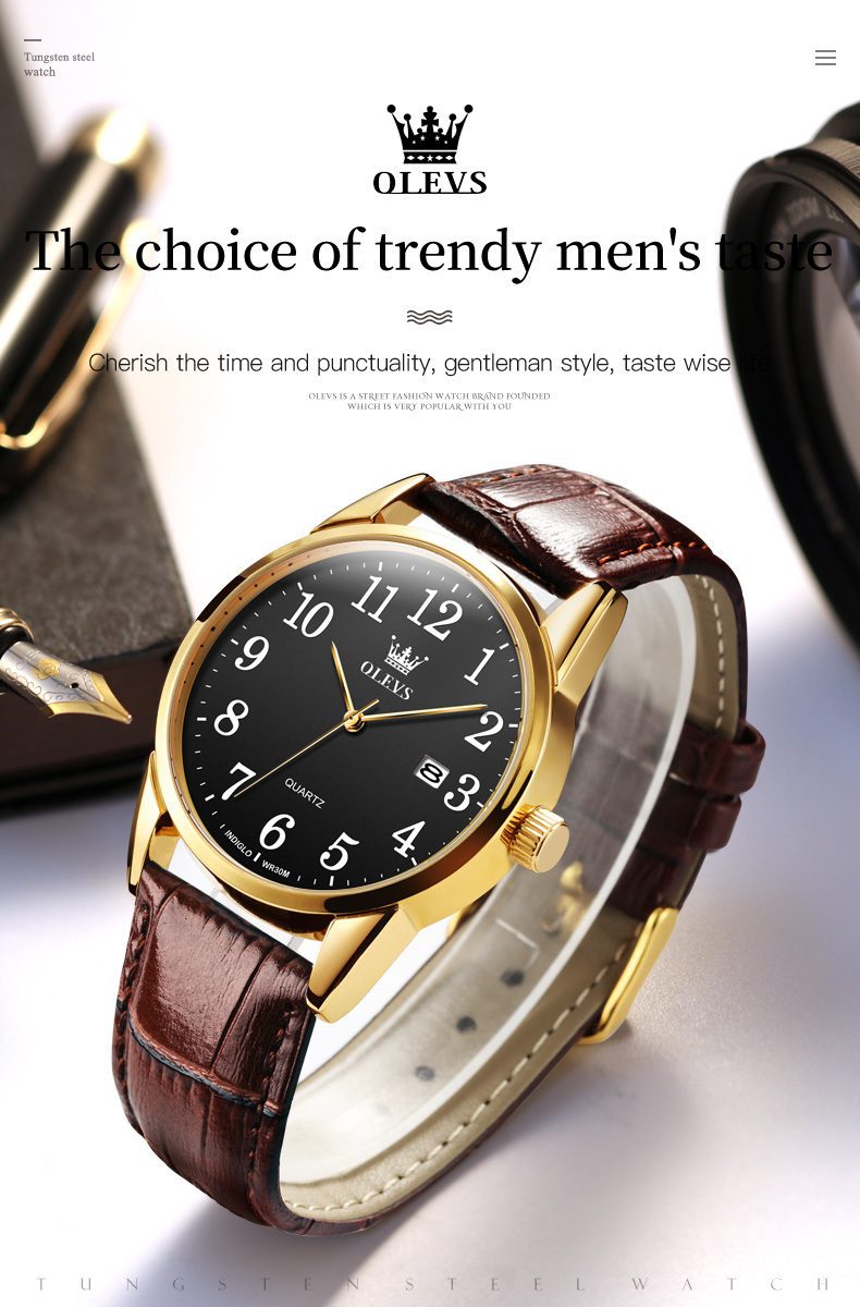 Olevs Couple Watch 5566