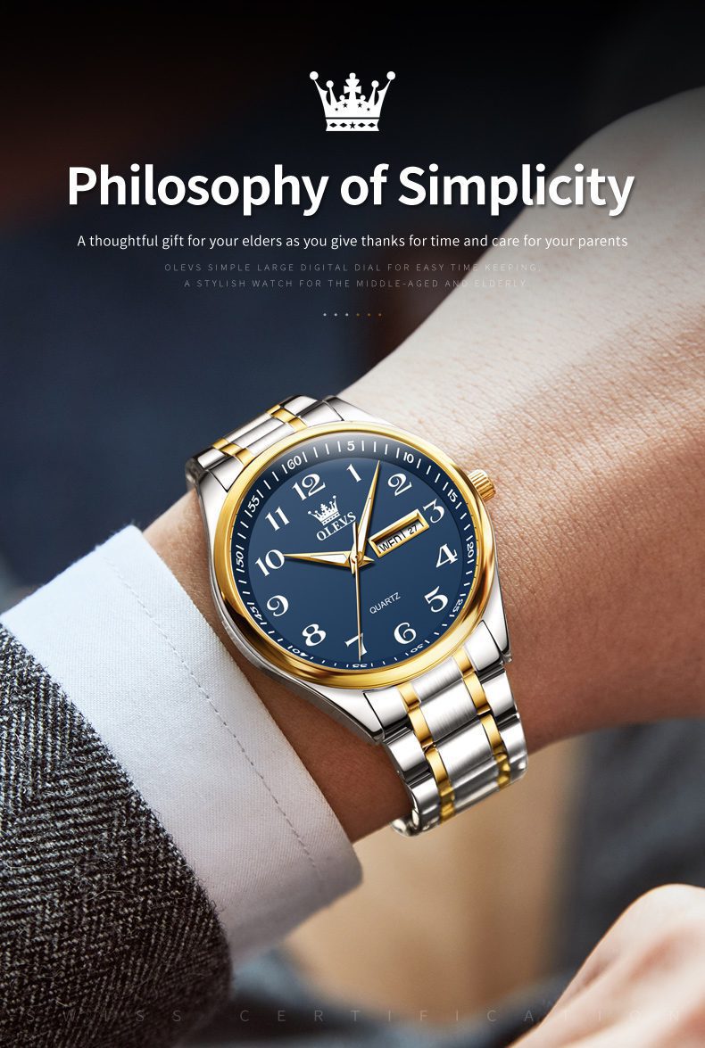 Olevs Couple Watch 5567