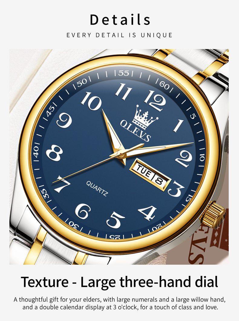 Olevs Couple Watch 5567