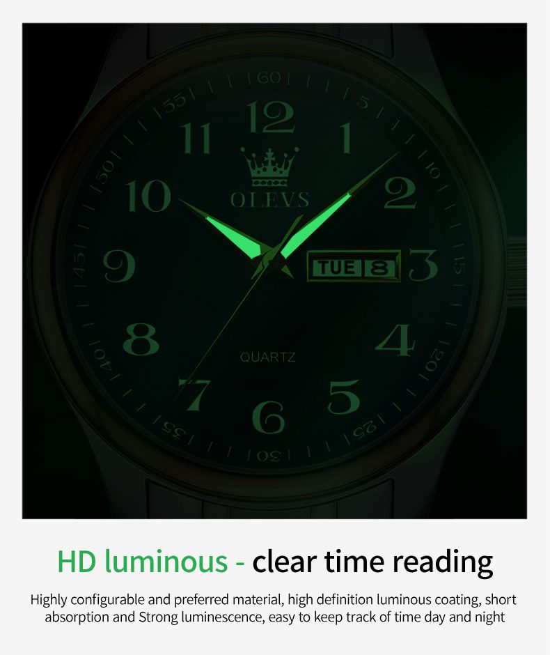 Olevs Couple Watch 5567