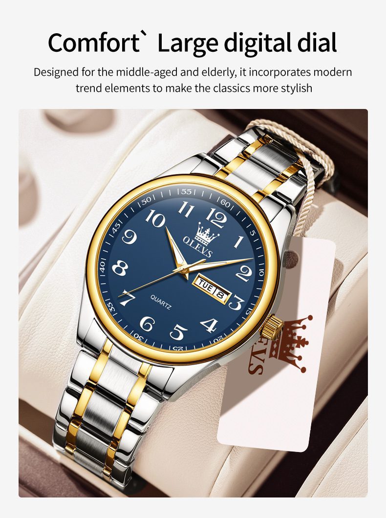 Olevs Couple Watch 5567