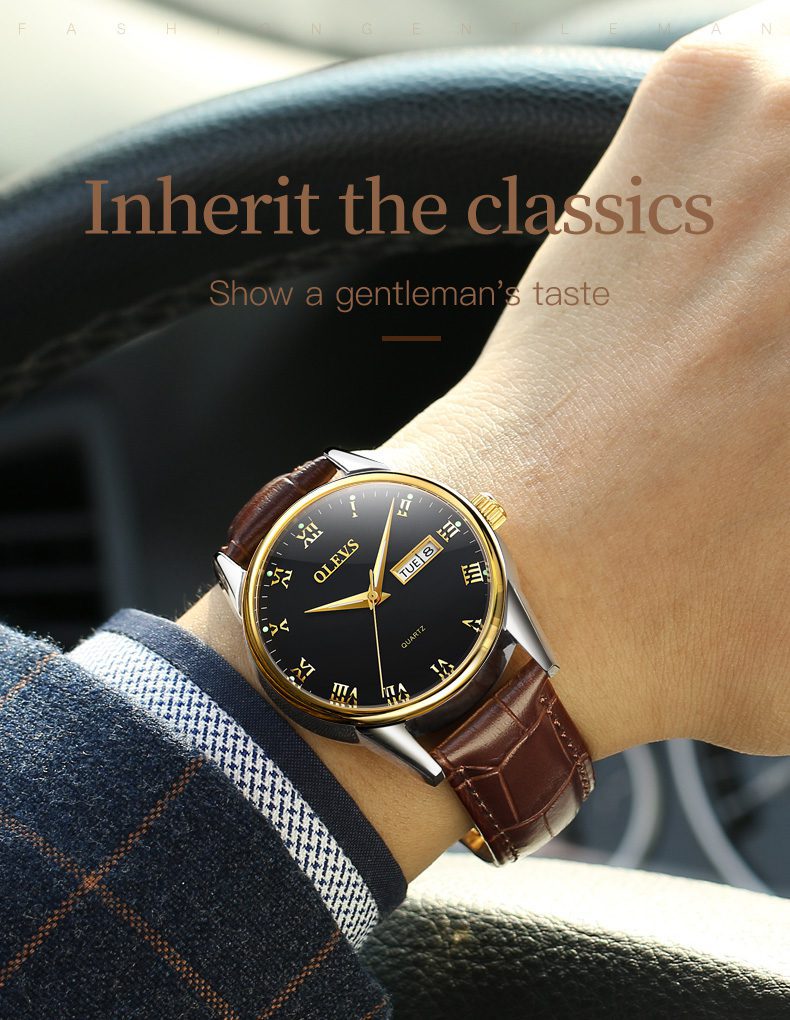 Olevs Couple Watch 5568