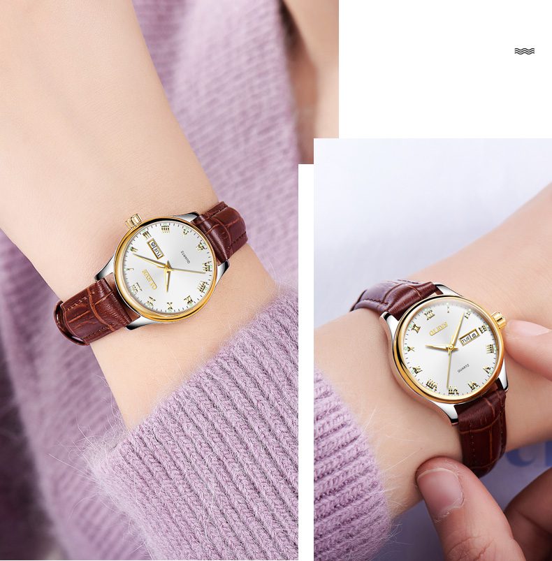 Olevs Couple Watch 5568