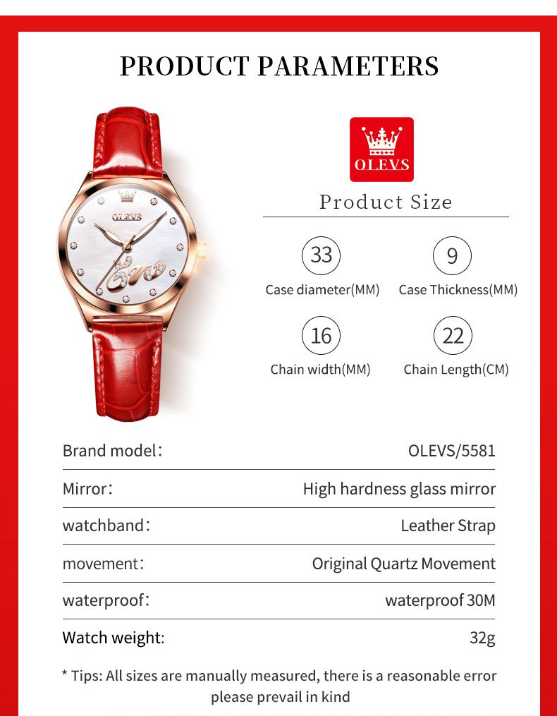 Olevs Women's Watch 5581