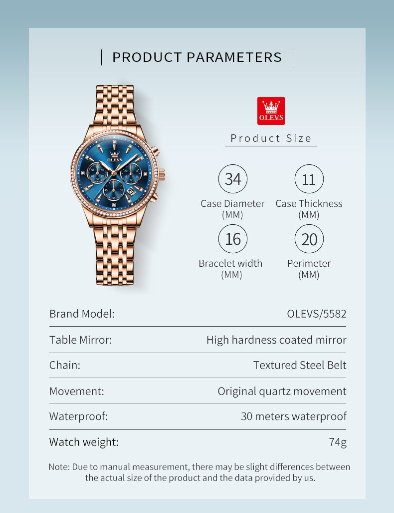 Olevs Women's Watch 5582