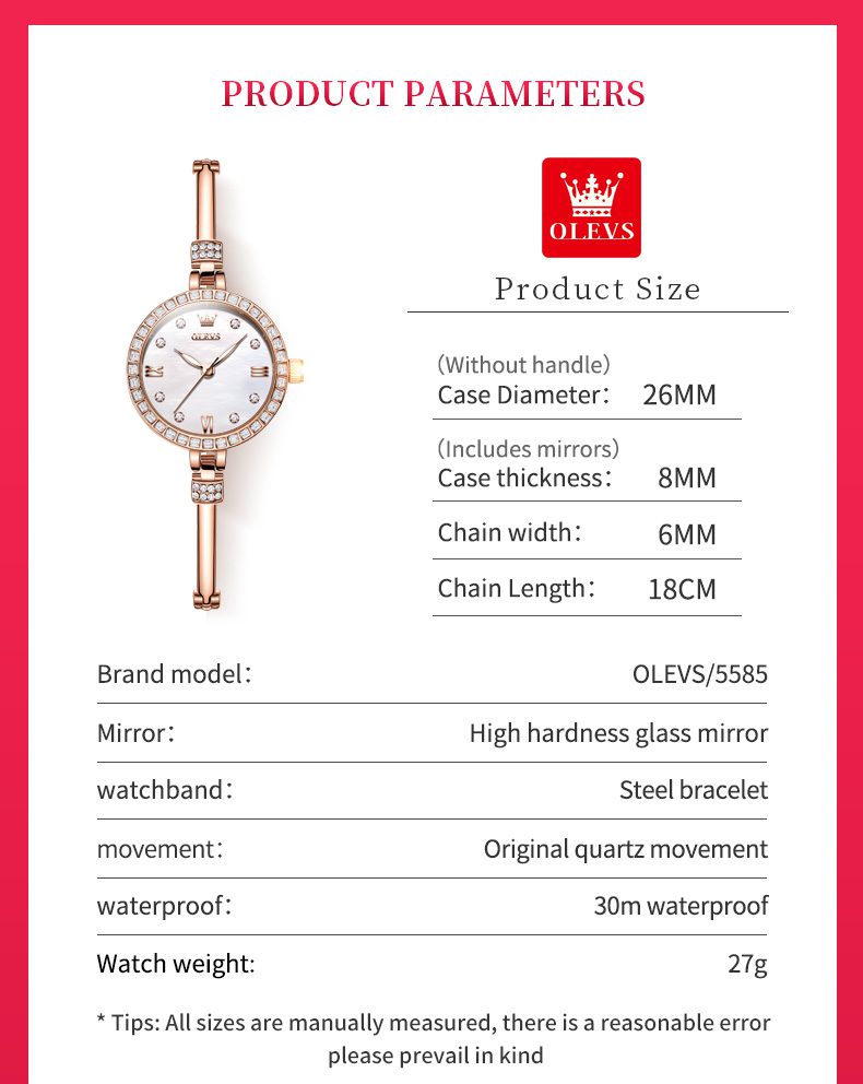 Olevs Women's Watch 5585