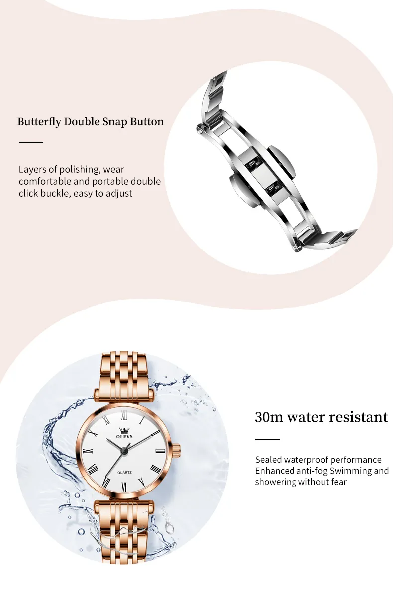 Olevs Couple Watch 5592