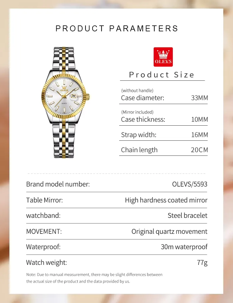 OLEVS Women's Watch 5593