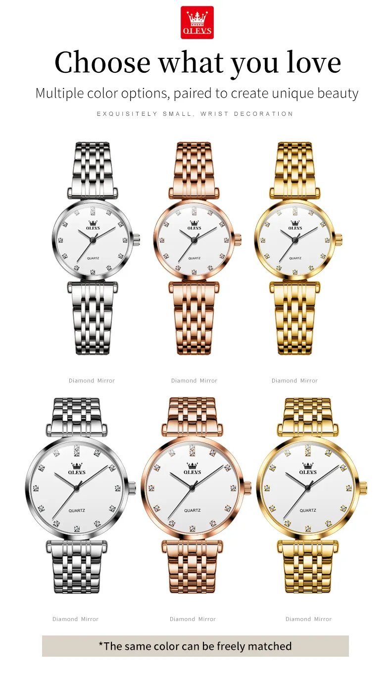 Olevs Couple Watch 5596