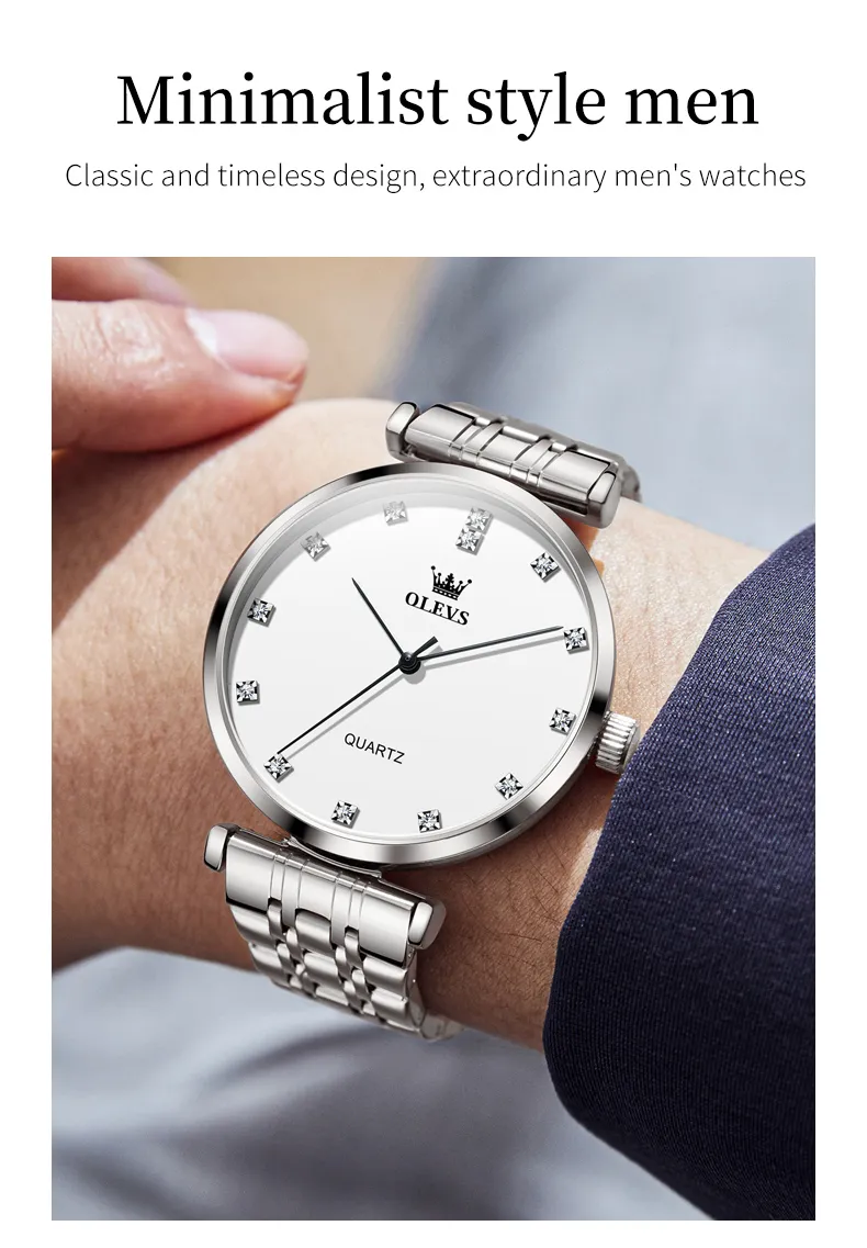 Olevs Couple Watch 5596