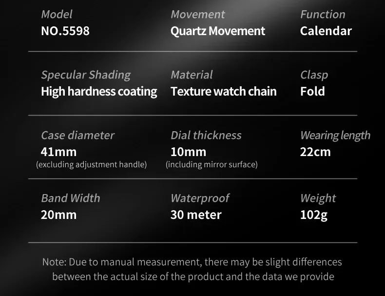 Olevs Couple Watch 5598