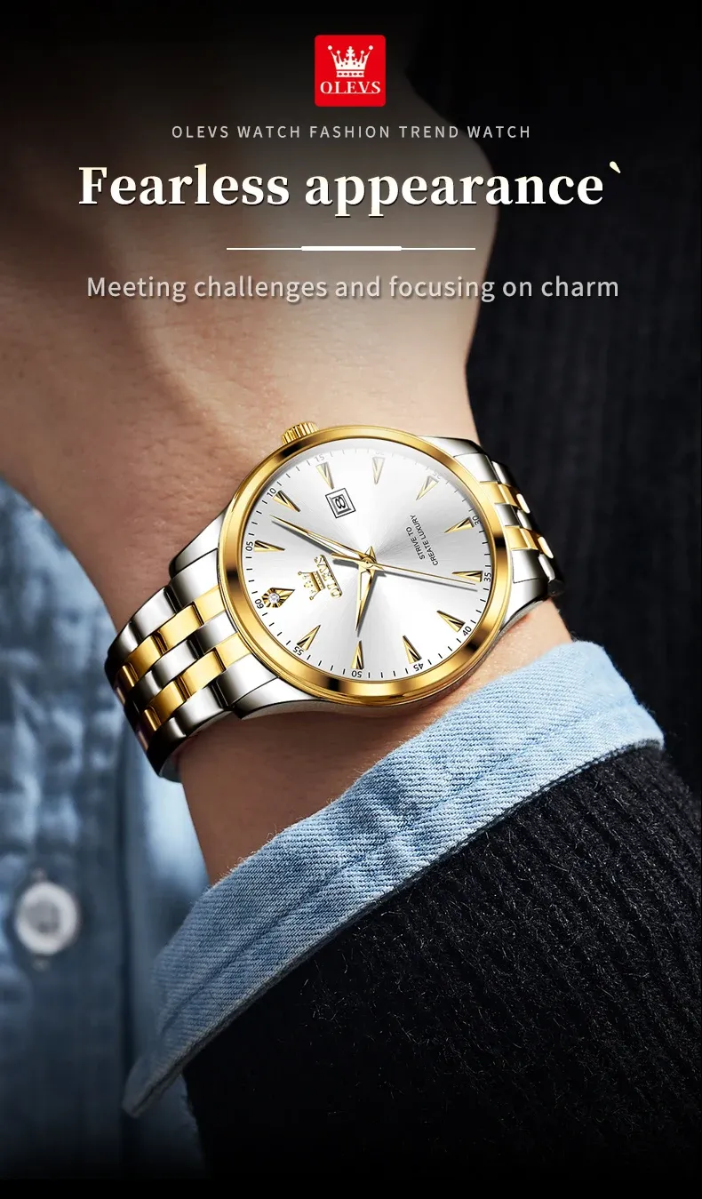 Olevs Couple Watch 5598