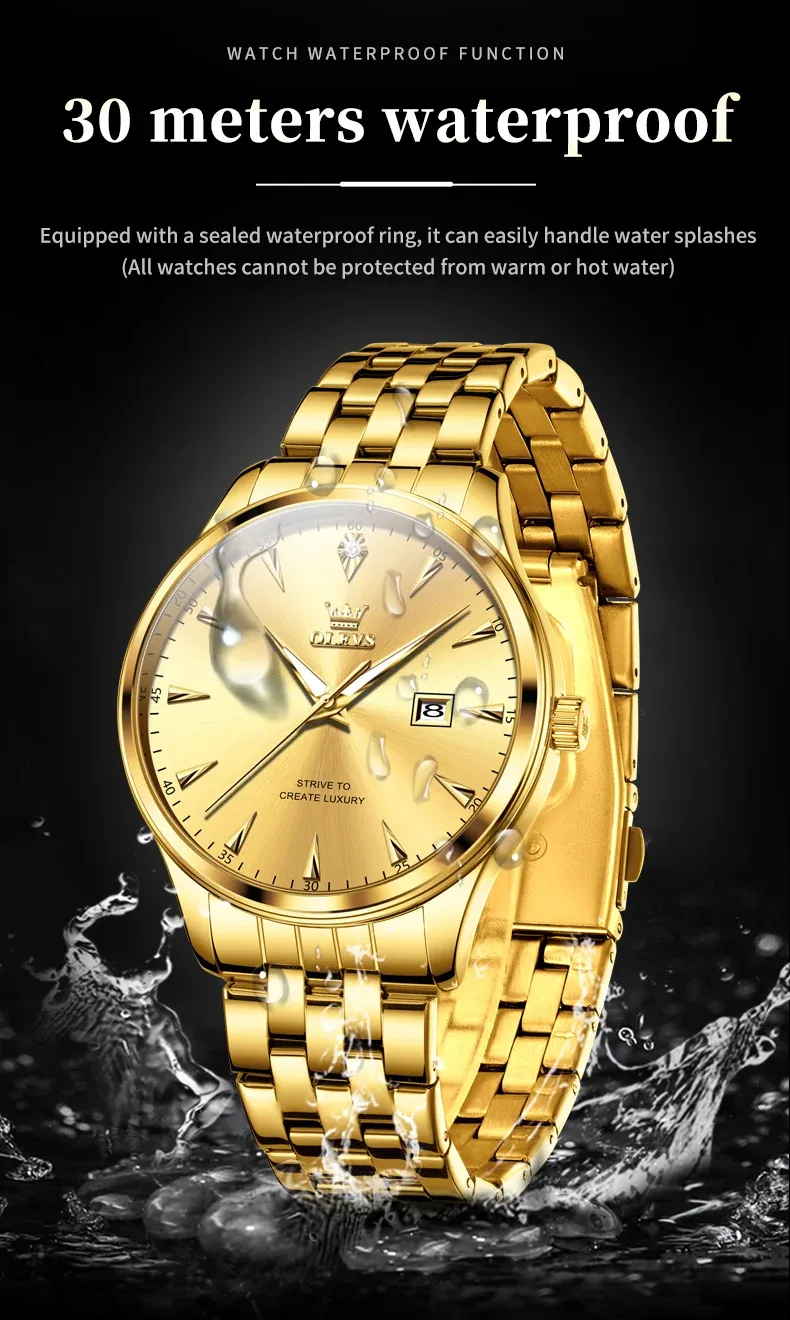 Olevs Couple Watch 5598