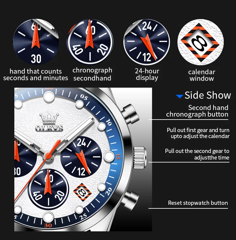 Olevs Men's Watch 5602