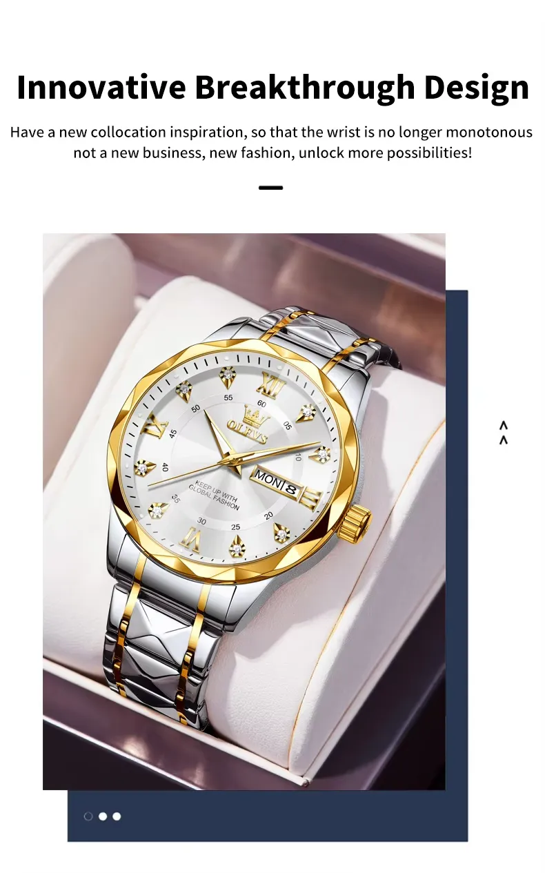 Olevs Men's Watch 5609