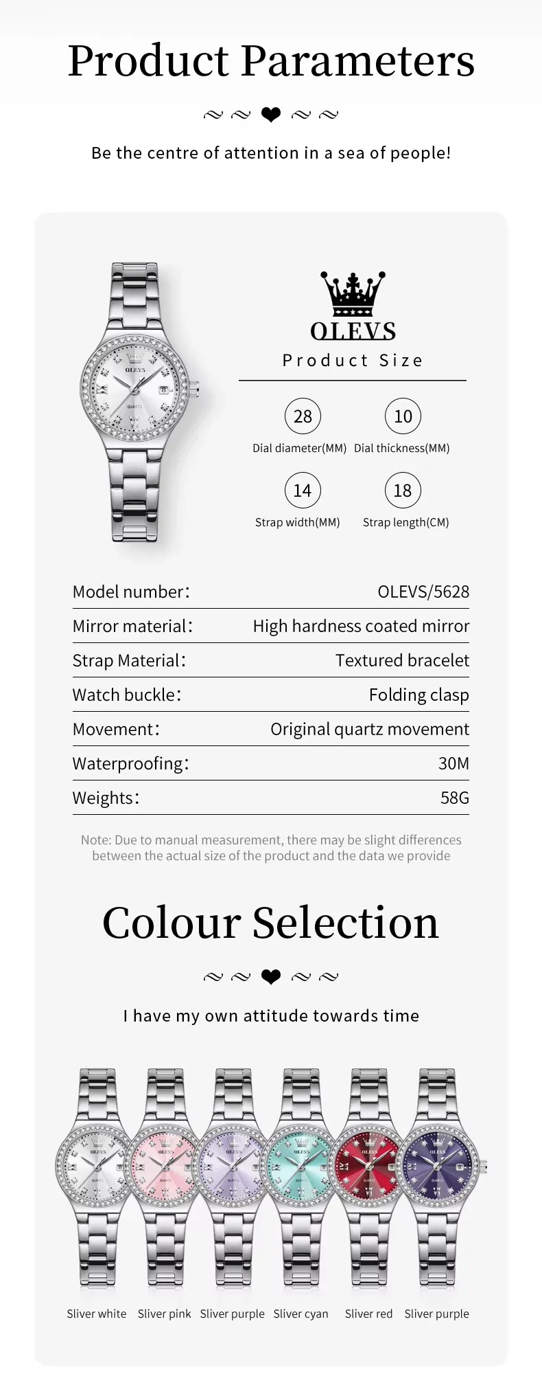Olevs Women's Watch 5628